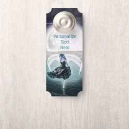 Angel Wings Ocean Full Moon Room Türanhänger