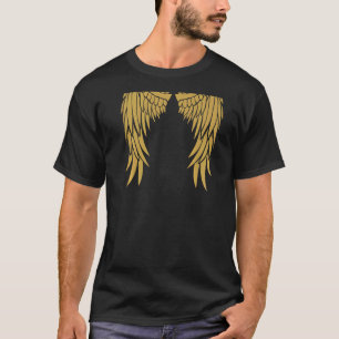 Angel Wings on your Back - Gold Glam Himmlisch Fan T-Shirt