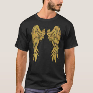 Angel Wings on your Back - Gold Glam Himmlisch Fan T-Shirt