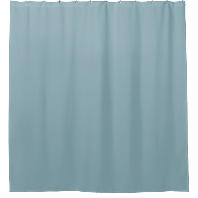 Angel Wings Pastel Blue Solid Color Duschvorhang (Vorderseite)