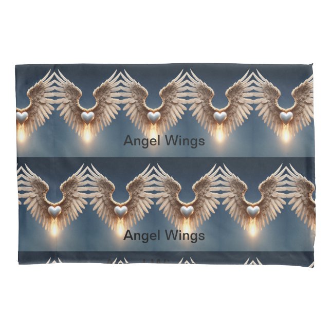 Angel Wings Pillowcase Kissenbezug (Vorderseite)