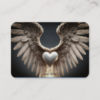 Angel Wings Premium Kraft Business Card Visitenkarte