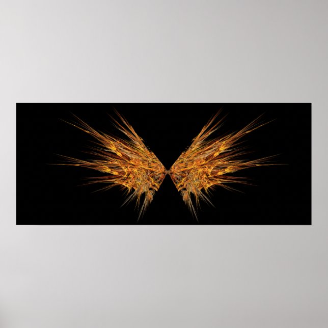 Angel Wings Print Poster (Vorne)
