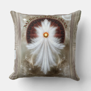 Angel Wings Snowflake Frohe Weihnachten Kissen