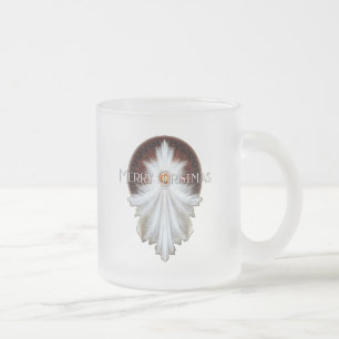 Angel Wings Snowflake Frohe Weihnachten TW ISO Mattglastasse