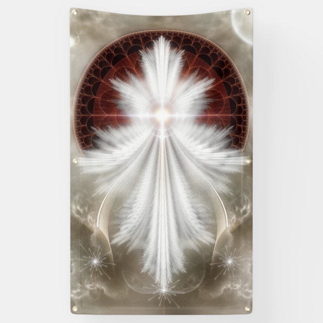 Angel Wings Snowflake NL Banner (Vertikal)