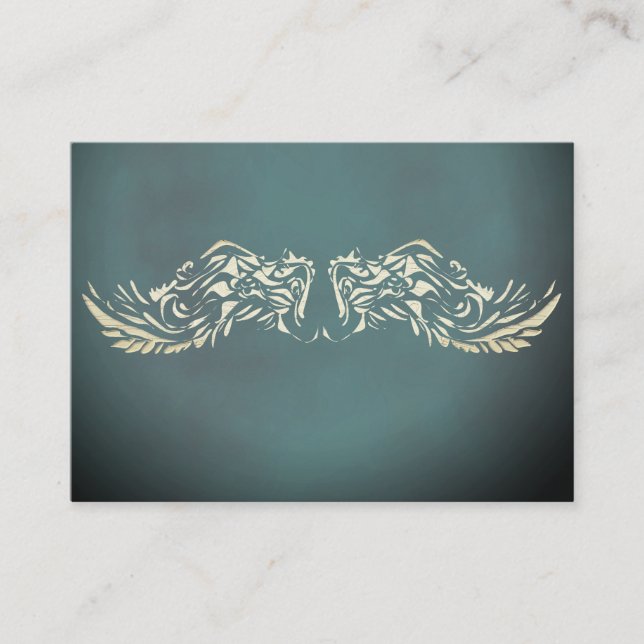 Angel Wings Spirituelle Lightworker Business Card Visitenkarte (Vorderseite)