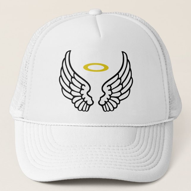 Angel Wings und Halo Truckerkappe (Vorderseite)