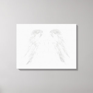ANGEL WINGS White Leinwanddruck