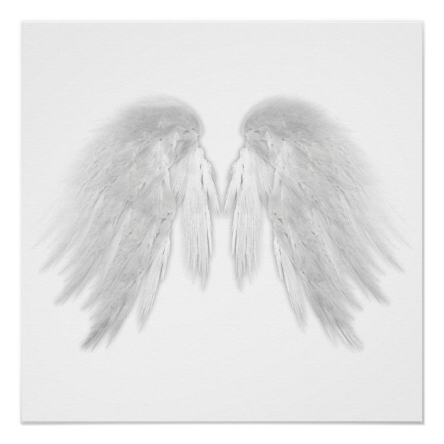 ANGEL WINGS White Poster (Vorderseite)