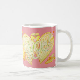 Angel Wings Word Art Custom Coffee Cup Kaffeetasse