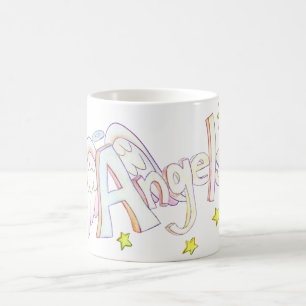 Angel Wings Word Art Custom Coffee Cup Kaffeetasse