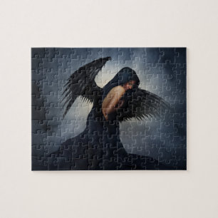 Angel women betrübt hübsch puzzle