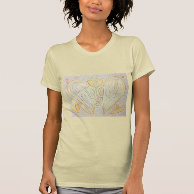 Angel Word Inspiration Custom Art Shirts (Vorderseite)