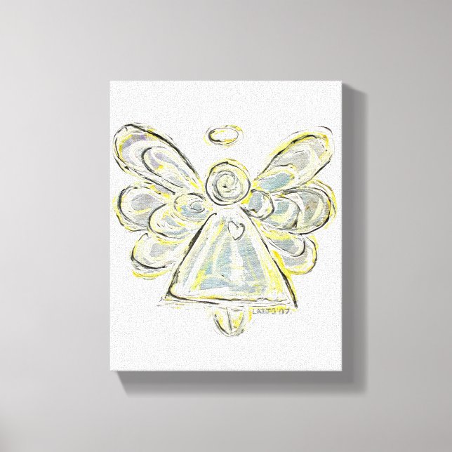 Angel Wrapped Canvas Wall Art Leinwanddruck (Vorderseite)