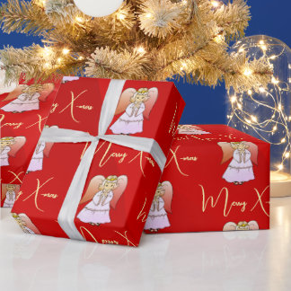 Angel Wrapping Paper Geschenkpapier