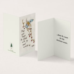 Angel wünscht You Joy & Wonder Watercolor art Holi