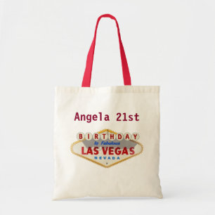 Angela 21. Geburtstag Las Vegas Tote Bag Tragetasche