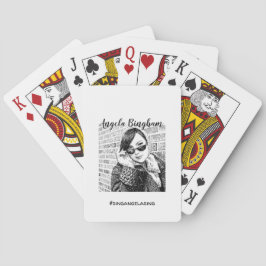 Angela Bingham Playing Cards #singangelasing Spielkarten