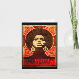 Angela Davis Poster 1971 Sticker Karte