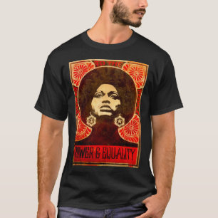 Angela Davis Poster 1971 Sticker T-Shirt
