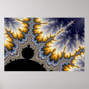 Angela - Fraktal-Plakat Poster