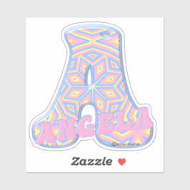 Angela Funky Names Aufkleber