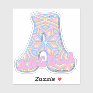 Angela Funky Names Aufkleber