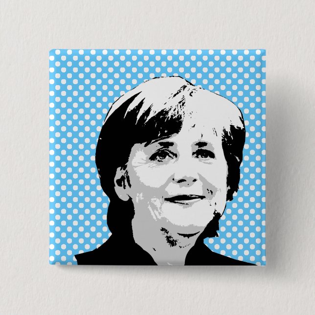 Angela Merkel Button (Vorderseite)