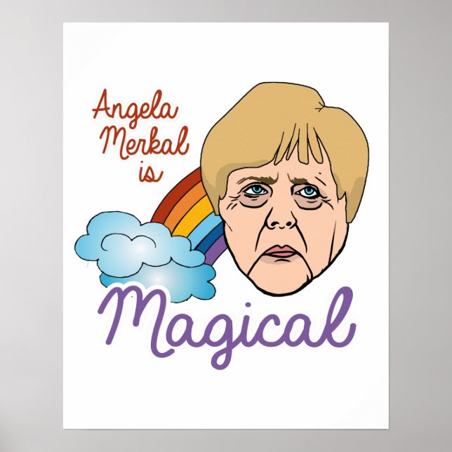 Angela Merkel ist magisch - Poster (Vorne)