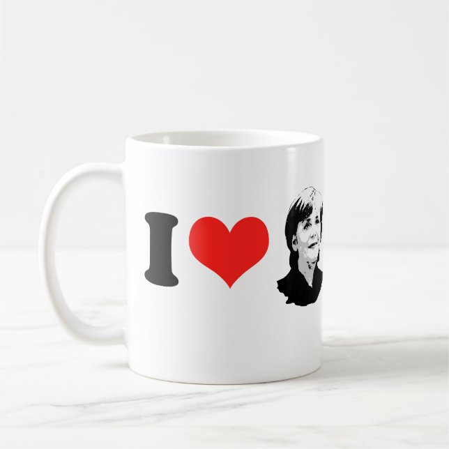 Angela Merkel Kaffeetasse (Links)