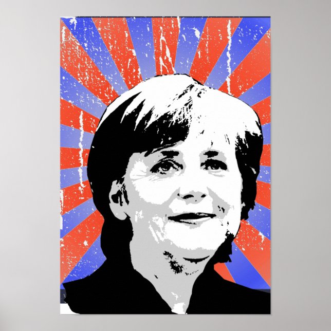 Angela Merkel Poster (Vorne)