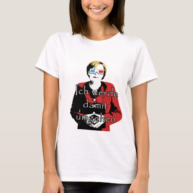 Angela Merkel T-Shirt (Vorderseite)