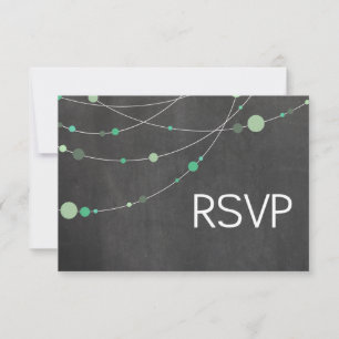 Angela Stylish Strands UAWG chalkboard Minze RSVP Karte