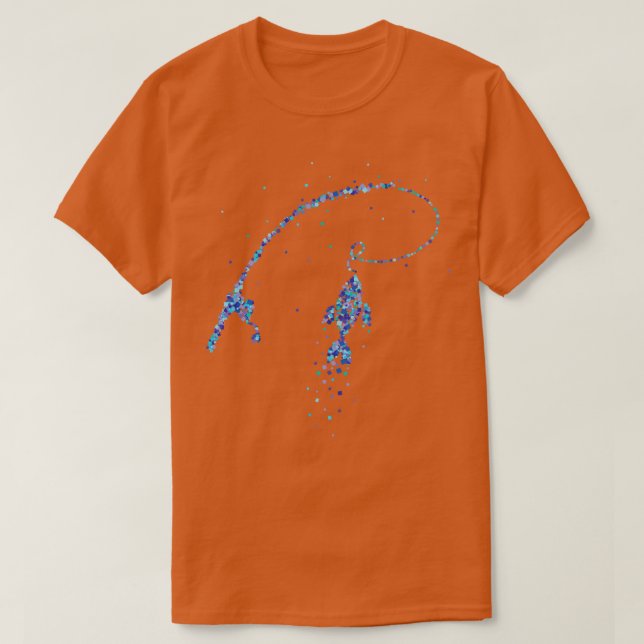 Angelangel Fischer-Geschenk T-Shirt (Design vorne)