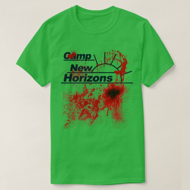 Angelas Camp New Horizons Sleepaway Camp T-Shirt (Design vorne)