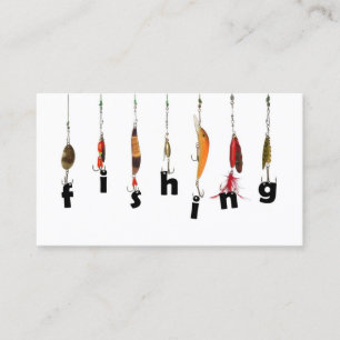 Angelausrüstung-einfache weiße Visitenkarte