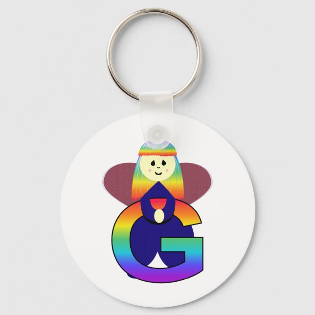 Angelbet Letter G Schlüsselanhänger (Vorderseite)