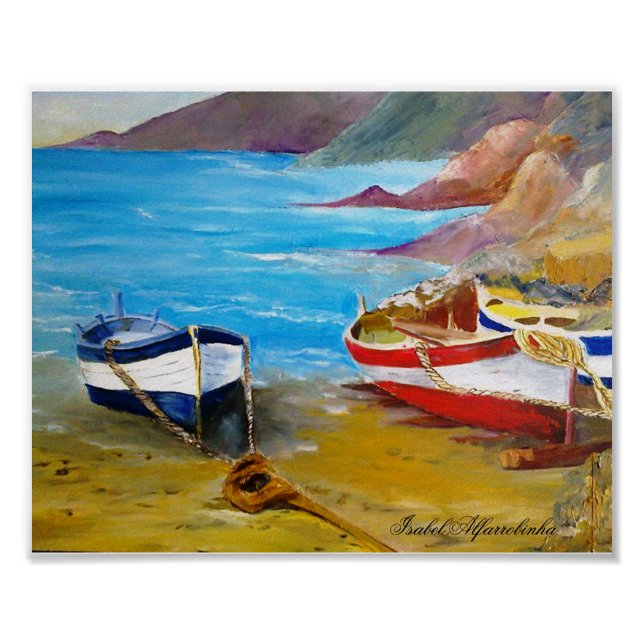 Angelboote der alten Reihe Poster (Von Creator hochgeladen)