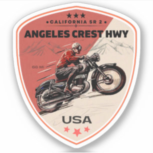 Angeles Crest Highway California State Route 2 Aufkleber