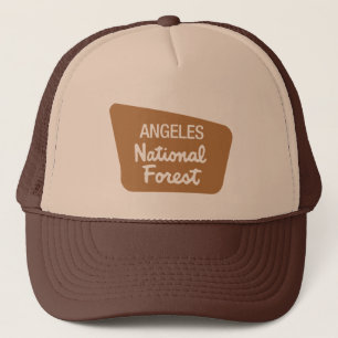 Angeles-staatlicher Wald (Zeichen) Truckerkappe