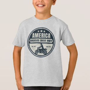 Angeles Wappen Highlights Staat T-Shirt
