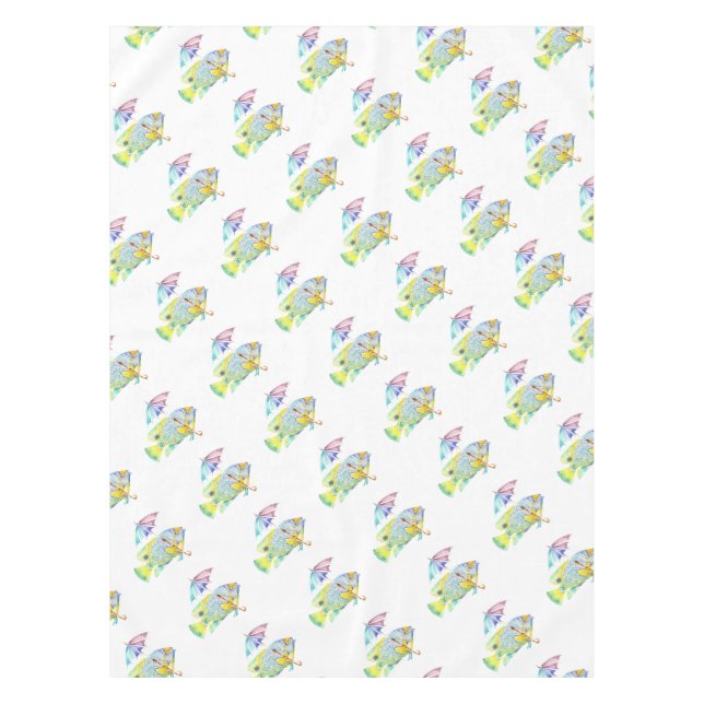 Angelfisch mit Schirm Tischdecke (Vorderseite)