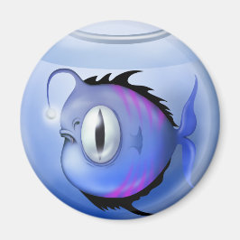 Angelfische Aquarienschale niedlich blau Magnet