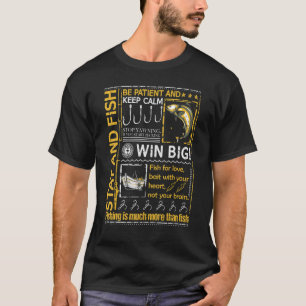 Angelfischerei Angelrute im Freien T-Shirt