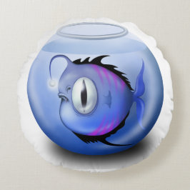 Angelfischschale niedlich rundes kissen