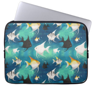 Angelfish Aquarium Pattern Laptopschutzhülle