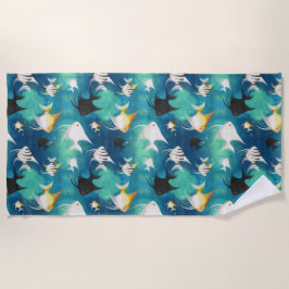 Angelfish Aquarium Pattern Strandtuch