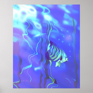 Angelfish Blues Poster