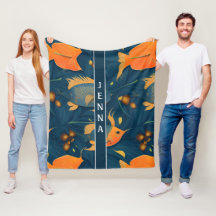 Angelfish Blumenfarbenes Muster